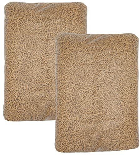 30 kg Pellets Sackware Holzpellets Heizpellets A1 Energie Heizung Brennstoff Holz Kaminhol Ersatz (Brown)
