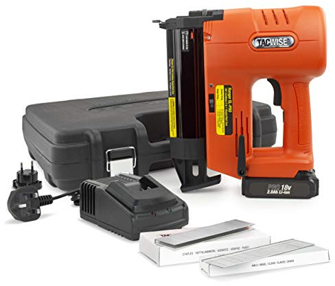 Tacwise 1506 Ranger EL-PRO - 2‑in‑1 18V Akku Nagler Tacker mit Akku | Enthält Ladegerät und 2000 Klammern/Nägel