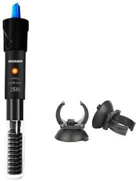 JULIAQUA Aquarium Heizung, Außenheizer für Süßwasser Aquarien, Thermostatisches Heizelement für Aquarien 25W 50W 100W 200W (25W)