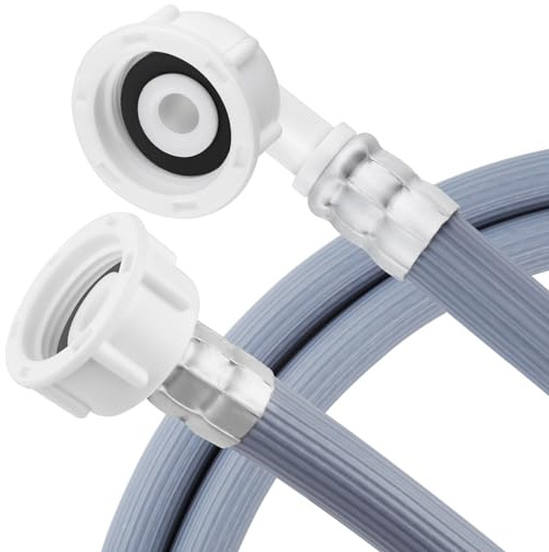 twoonto Washing Machine Inlet Hose, Waschmaschinen Zulaufschlauch 3,5M Universal Zulaufschlauch für Waschmaschinen und Geschirrspüler 3/4 Zoll Wasserzulaufschlauch