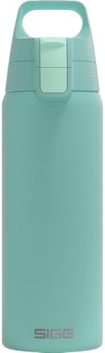 Sigg - Edelstahl Trinkflasche - Shield ONE Glacier - Für Kohlensäurehaltige Getränke Geeignet - Auslaufsicher - Federleicht - BPA-frei - Outdoor & Fitness - Hellblau - 0,75L