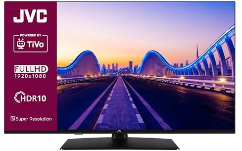 JVC Fernseher 40 Zoll Smart TV powered by TiVo (Full HD, HDR, Triple-Tuner, 6 Monate HD+ inkl.) LT-40VF5355