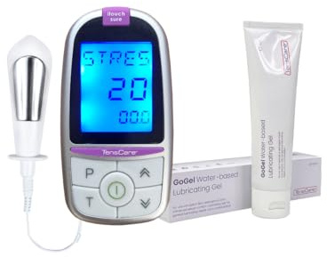 TensCare iTouch Sure + Go Gel Gleitgel - Beckenbodentrainer zur Stärkung und Straffung des Beckenbodens. Bei Inkontinenz und Blasenverlust