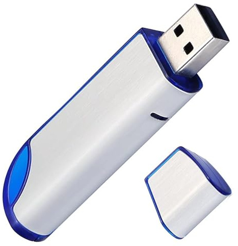 USB-Speicherstick mit 32 GB, FAT32-Format, USB 2.0, für Game Capture Card/Kassettenspieler/Computer/Laptop/Externe Datenspeichergeräte mit Kontrolllicht