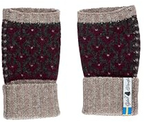 ÖJBRO VANTFABRIK – Pulswärmer/Armstulpen Damen, fingerlose, aus 100% Merinowolle, warm & weich, gestrickt, in verschiedenen Mustern, folkloristisches nordisches Design