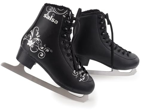 Schlittschuhe Damen BAUD gefüttert schwarz 39
