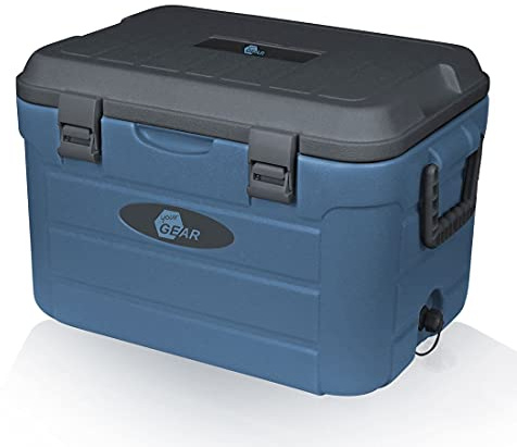 yourGEAR Coolah 30L – Kühlbox mit starker PU Isolierung – Passiver Kühlbehälter für Camping, Picknick, Festival – Lange Kälte- und Warmhaltung (bis zu 47 Stunden), Robustes HDPE, Leichter Transport