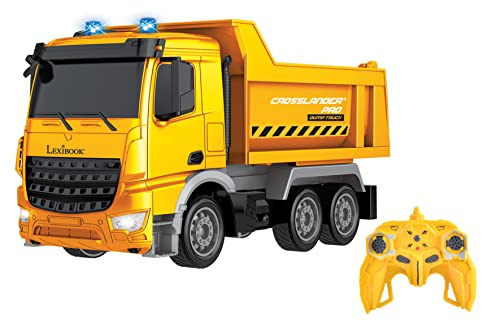 Lexibook, Crosslander® Pro, RC Muldenkipper, Ferngesteuerter Muldenkipper, Lichteffekte, wiederaufladbar, RCP10