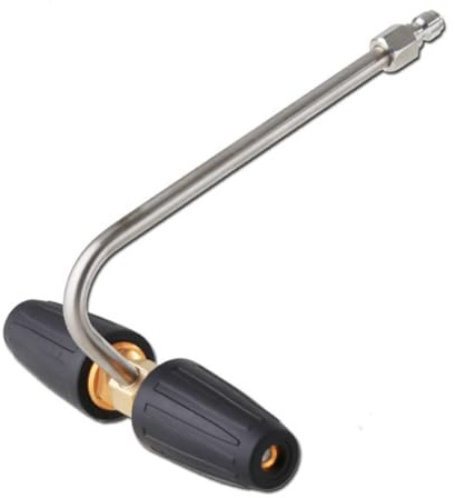 Quick Connect Dachrinnenreiniger mit leistungsstarken Drehdüsen für effektive Reinigungsleistung
