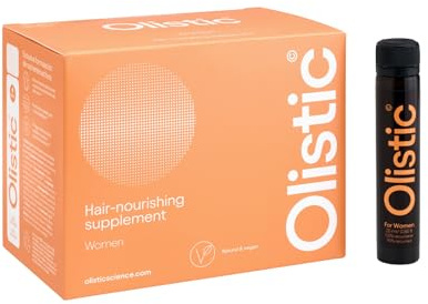 Olistic - WOMEN, Nahrungsergänzung für Haare, Frauen, 28 Vials | Haarpflege von innen, mit Biotin, über 30 Wirkstoffe, Haardichte, Frauen 18-45, Vegan, Glutenfrei, in Europa hergestellt