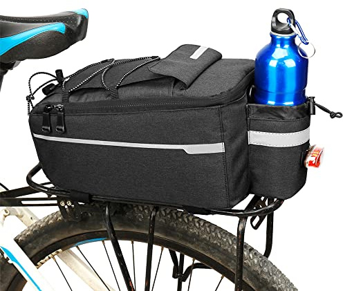 Lixada Fahrrad Gepäckträgertasche, Fahrrad Sitz Multifunktionale Isolierte Stammkühltasche,Umhängetasche, 29 * 16 * 17cm