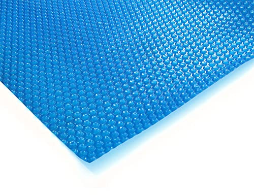 Zelsius Solarfolie, eckig | 8 x 5 m | blau | 400µ | Noppenfolie, schwimmend | Poolabdeckung, Solar Folie für Pool, Solarplane, Thermoplane, Wärmefolie, Poolsolarplane