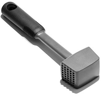 OXO Good Grips Fleischklopfer mit Edelstahlkern | Funktionales Design, komfortabler Griff, einfach zu reinigen und aufzubewahren, spülmaschinenfest