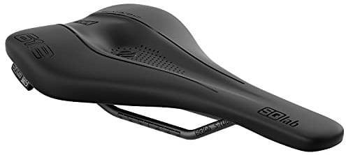 SQlab 612 Ergowave active 2.1 Rennrad & MTB Race Fahrradsattel, Schwarz, 13 cm