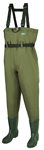 DAM Taslan Chest Wader, Overalls, Wathosen, All Fishing, Unisex, Grün, EU 42 | UK 8 | US 9
