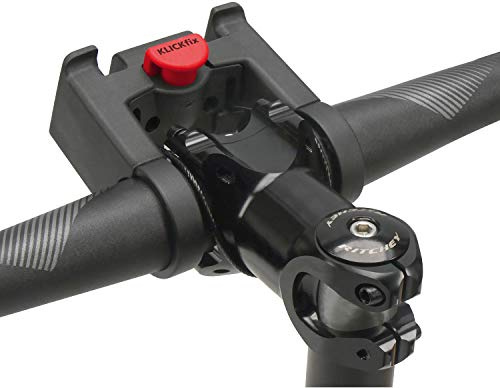 KLICKfix Lenkeradapter verpackt, schwarz, universal - Passend für Lenker mit 22-26 mm und Oversize-Lenker 31,8 mm Durchmesser