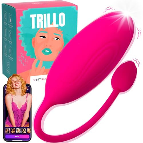 MySecretCase Vibrator App Vibratorensets für Frauen 7 Vibrationen und 3 Intensitätsstufen Vibro Eier für Frauen Beckenbodentrainer für Frau Sextoys Liebeskugeln für die Frau Vibrator mit App