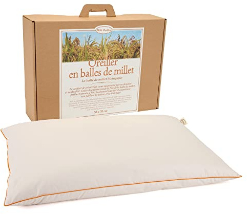 MILLE OREILLERS - Hirseballkissen 50 x 70 cm
