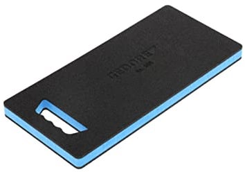 Gedore Kniebrett mit Griffmulde, Zuverlässiger Schutz für die Knie, Fester Schaumstoff, Blau/Schwarz, 450 x 210 x 30 mm