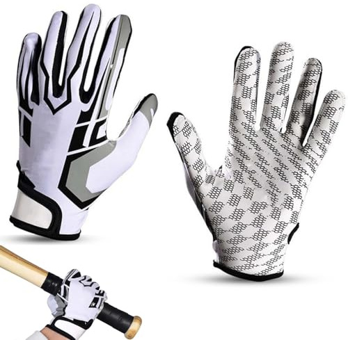 Rutschfeste Sporthandschuhe, Football Rugb Handschuhe Wärme Atmungsaktive Vollfinger Baseballhandschuhe Handschutz Hochelastische Handschuhe Motorradhandschuhe Sporthandschutz Für Männer Frauen Gym