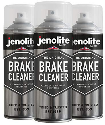 JENOLITE 3 x Bremsenreiniger Aerosol - 3 x 400ml (reduziert Bremsgeräusche & verbessert die Bremsleistung)