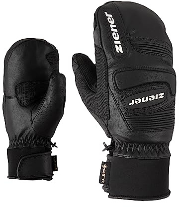 Ziener Erwachsene Ski-fäustling/Wintersport, Wasserdicht, Atmungsaktiv, Gore-tex, Primaloft, Leder, Rennlauf GUARDI GTX + Gore Plus warm PR Mitten