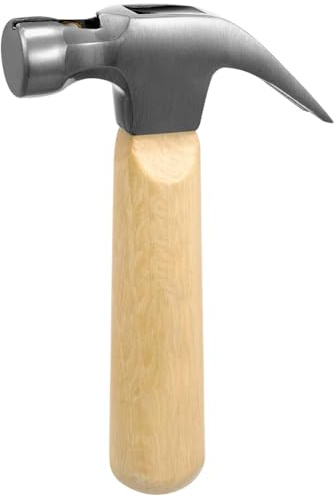 Veemoon Klauenhammer Mini Mit Holzgriff 6.50 Zoll Kurzer Stiel Nagelhammer Für Holzbearbeitung Hausreparaturen Und Diy-Projekte Handwerkzeug Für Werkstatt Und Heim