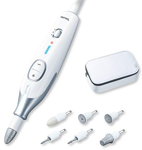 Beurer MP 42 Maniküre/Pediküre Set, für gepflegte Hände und Füße, 7 hochwertige Aufsätze