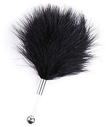 Roluck Federkitzler Feder Flirten für Paar Männer Frauen Federpuschel Feather Stick für Rücken Brust Hintern Fuß Sexspiel Sexspielzeug