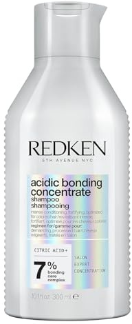 Redken Pflegendes Haarshampoo mit intensivem Schutz vor Farbverlust, Konzentrierte All-In-One Formel, Acidic Bonding Concentrate Shampoo, 1x 300ml