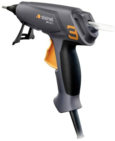 Steinel Klebepistole GlueMatic 3011, inkl. ø11mm Klebesticks, Düse wechselbar, ideal für Reparaturen und zum Basteln