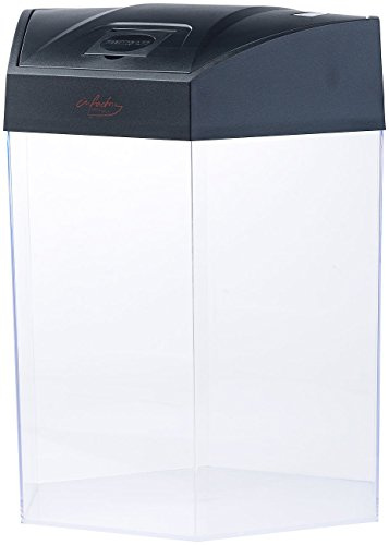 infactory Nano Aquarium: Beleuchtetes Panorama-Aquarium Hexagon, Komplett-Set, 19 l (Mini Komplettset, Mini Set, Eck)