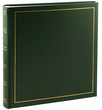 Tradition Fotoalbum in 30x30 cm 100 Seiten Jumbo Fotoalbum Buchalbum: Farbe: Grün