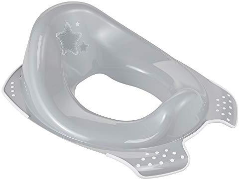 keeeper Stars Kinder-Toilettensitz, Ab ca. 18 Monate bis ca. 4 Jahre, Anti-Rutsch-Funktion, Ewa, Grau, Frozen