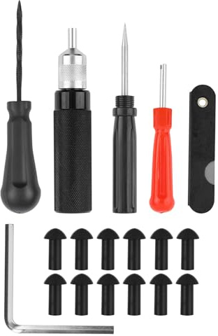 Riloer Car Motorcycle Reifenreparatur Plugger Tools Set Reifenradreparatursatz Pilzstecker Sondendüse