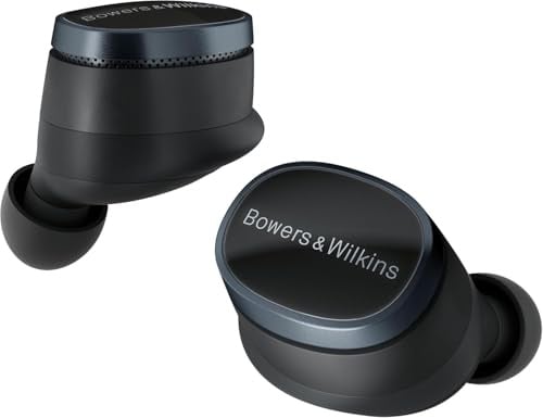 Bowers & Wilkins Pi8 True Wireless In-Ear Kopfhörer mit Aktiver Geräuschunterdrückung (ANC), Bluetooth 5.4, Anthrazit Schwarz