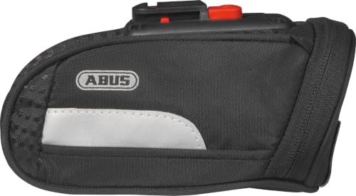 ABUS Satteltasche Oryde ST 2085 KF - Fahrradtasche mit Regenschutz - 145 mm x 75 mm - 0,7 Liter Fassungsvermögen, Schwarz
