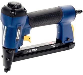 Rapid Drucklufttacker PS101, Druckluft Tacker für Holz und Stoffe, im Koffer Inkl. Tackerklammern, Leicht, Kompakt und Handlich, für Klammern Typ 53, 6-16mm