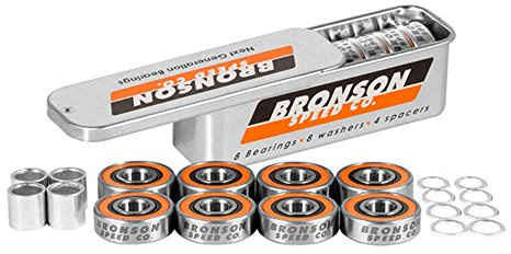 Bronson Speed Co Speed Co Skateboard-Kugellager, 8 Stück, Mehrfarbig, one Size