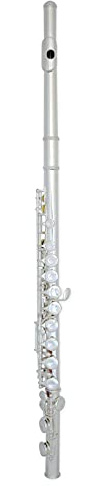 Tuyama® TFL-112 Querflöte Flöte Neusilber-Korpus mit E-Mechanik - Koffer inklusiv