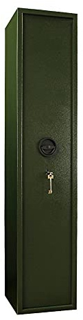 Profirst Tree 5 Waffenschrank Munitionsschrank, Doppelbartschloss inkl. 2 Schlüssel, Innentresor separat absperrbar, Waffenhalter, Putzstockhalterung, Befestigungsmaterial