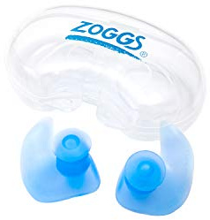 Zoggs Aqua Plugz, Ohrstöpsel zum Schwimmen, wiederverwendbare Silikon-Ohrstöpsel (Verpackung kann variieren), 14+ Jahre