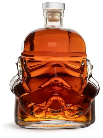 Original Stormtrooper-Dekanter, 750 ml, transparenter Whiskey-Dekanter für Whiskey, Bourbon, Scotch und Gin, Whiskey-Dekanter für Herren – ThumbsUp!