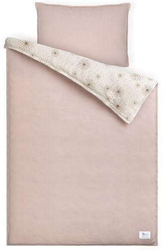 lulumoon Kinderbettwäsche 100x135: Bettbezug 100x135 + Kissenbezug 40x60cm aus Baumwolle Oeko-TEX Standard – Leicht und Komfortabel Bettwäsche Set für Kinder