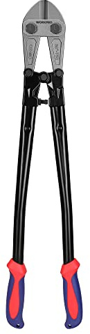 WORKPRO, W017007A, Bolzenschneider, Griff aus zwei Materialien mit weichem Gummigriff, 76,2 cm, Klinge aus Chrom-Molybdän-Stahl