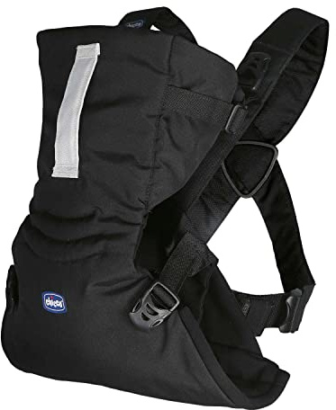 Chicco Easyfit Ergonomischer Babytrage für Neugeborene von der Geburt bis 9 kg, einfache und intuitive Trageweise, Bauchtrage für Mütter und Straßenansicht, Unterstützung für Kopf und Nacken