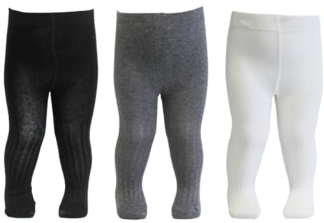 Tiny One Strumpfhose Baby & Kinder | Tights von 50 bis 86 | Allergenfrei Bio Baumwolle | Elastische Strumpfhosen | Rutschfest Bund für Mädchen & Jungen | Langlebige & Bequem