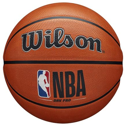 Wilson Basketball NBA DRV PRO, Outdoor, Tackskin Gummi, Größe: 7, Braun