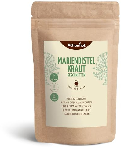 250 g Mariendistelkraut geschnitten Mariendistel-Tee Kräuter-Tee vom-Achterhof