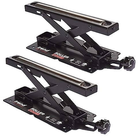 Trend Doppelpack Verstellbare Kappsägen-Rollenständer, Kugelgelagerte Rolle, Höhenverstellbar, Modell R/STAND/A/2